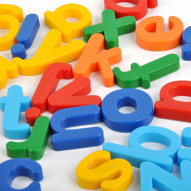 Set 26 Litere, Flippy, Magnetice, pentru Frigider, din Plastic, +3 Ani, 13 x 18 x 14 cm, Multicolor [4]