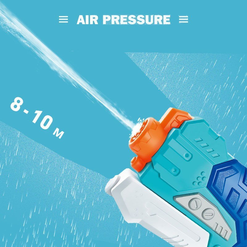 Set 2x Pistol cu Apa pentru Copii, Flippy, 6ani+, cu baloane de apa, Albastru + Roz, 1x 600 ML + 1x 550 ML [9]