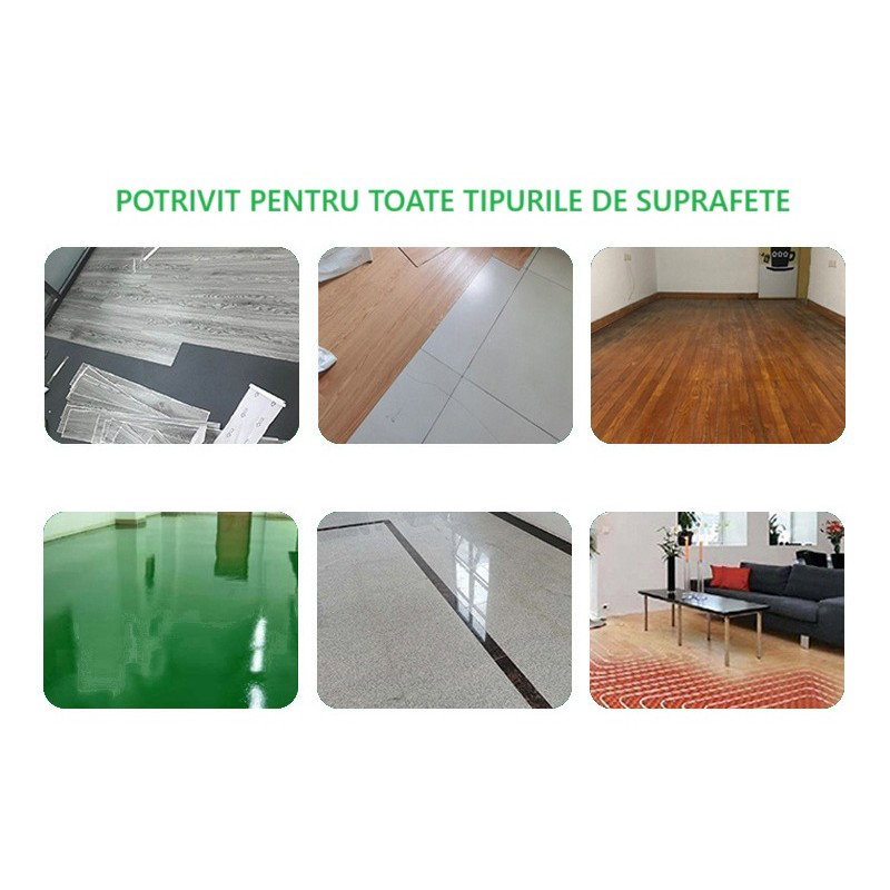 Set 36 Placi Autoadezive pentru Pardoseala, Flippy, din PVC, Impermeabil, Ignifug, Usor de Curatat, Dimensiune Placa 91.44 x 15.24 cm, Grosime 1.5 [4]