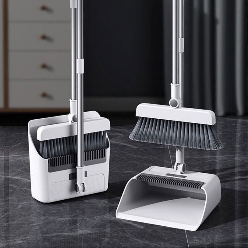 Matura Perie si Faras cu Coada Flippy, Set 3in1, cu Dinti de Pieptene pentru Curatare Matura, rotativ, pliabil, detasabil, Otel inoxidabil si Polipropilena, Alb [3]