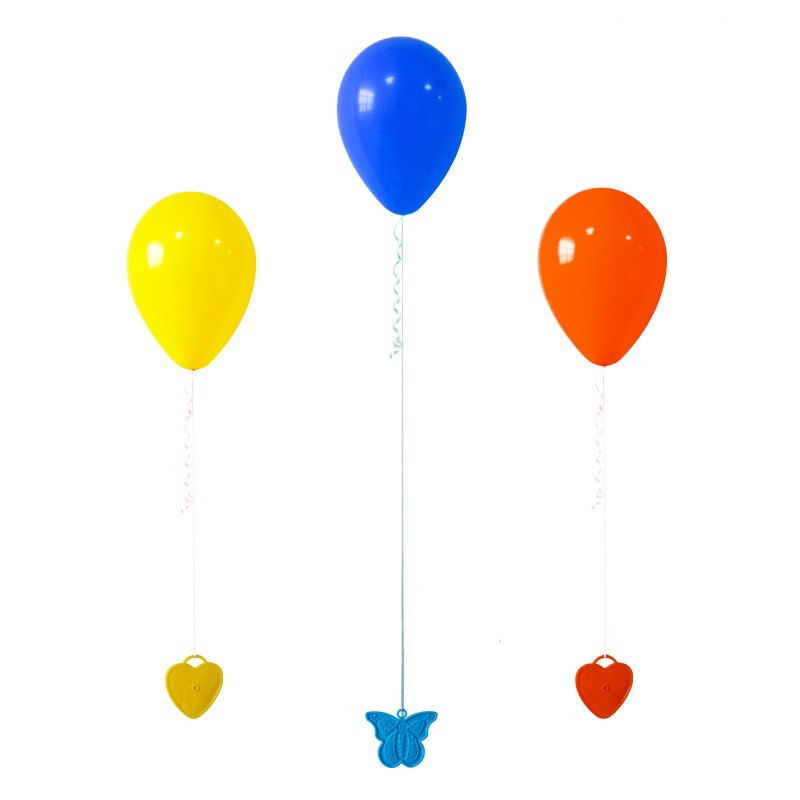 Set 4 Greutati pentru Baloanele cu Heliu, Flippy, 30 grame, Plastic, Forma Fluture, Multicolor [3]