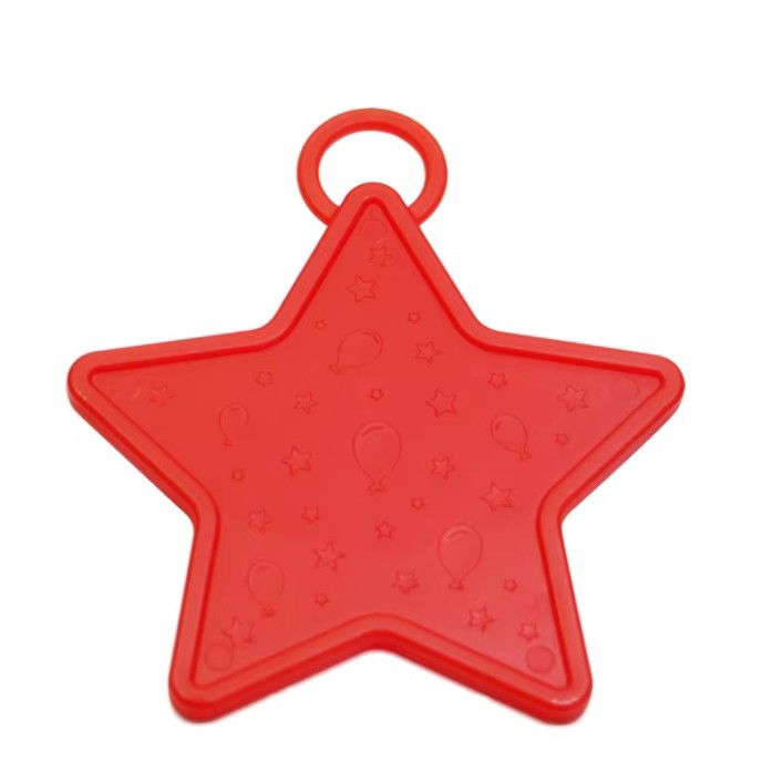 Set 4 Greutati pentru Baloanele cu Heliu, Flippy, 32 grame, 8 grame Fiecare, Plastic, Forma Stelute, Multicolor [7]