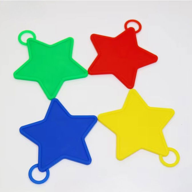 Set 4 Greutati pentru Baloanele cu Heliu, Flippy, 60 grame, 15 grame fiecare, Plastic, Forma Stelute, Multicolor [7]