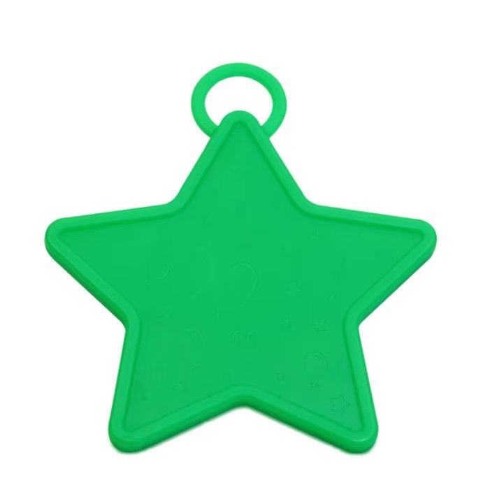 Set 4 Greutati pentru Baloanele cu Heliu, Flippy, 60 grame, 15 grame fiecare, Plastic, Forma Stelute, Multicolor [5]