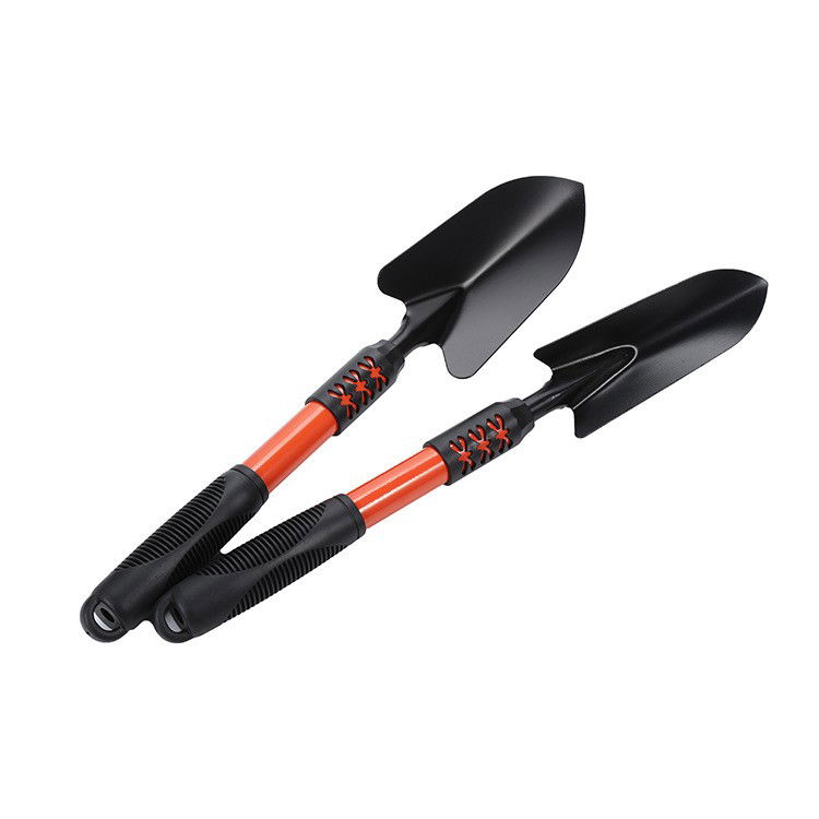 Set 4 Unelte de Gradina Flippy, Maner extensibil, pentru Plantare Prelucrare Sol si Ingrijire Plante, Material otel carbon, negru [7]