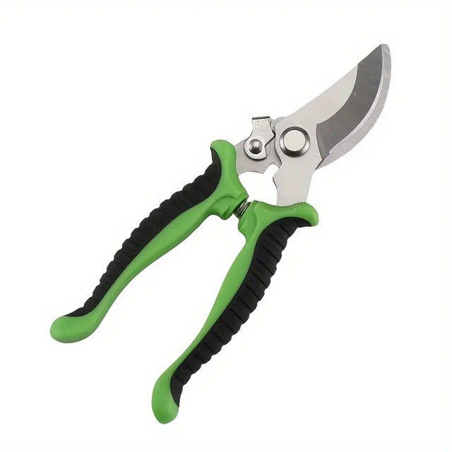 Articole pentru Gradina si Bricolaj - Set 4 Unelte de Gradinarit, Flippy, pentru Indepartare Spini Trandafiri si Taiere, din PVC/Otel Carbon, Rosu/Verde