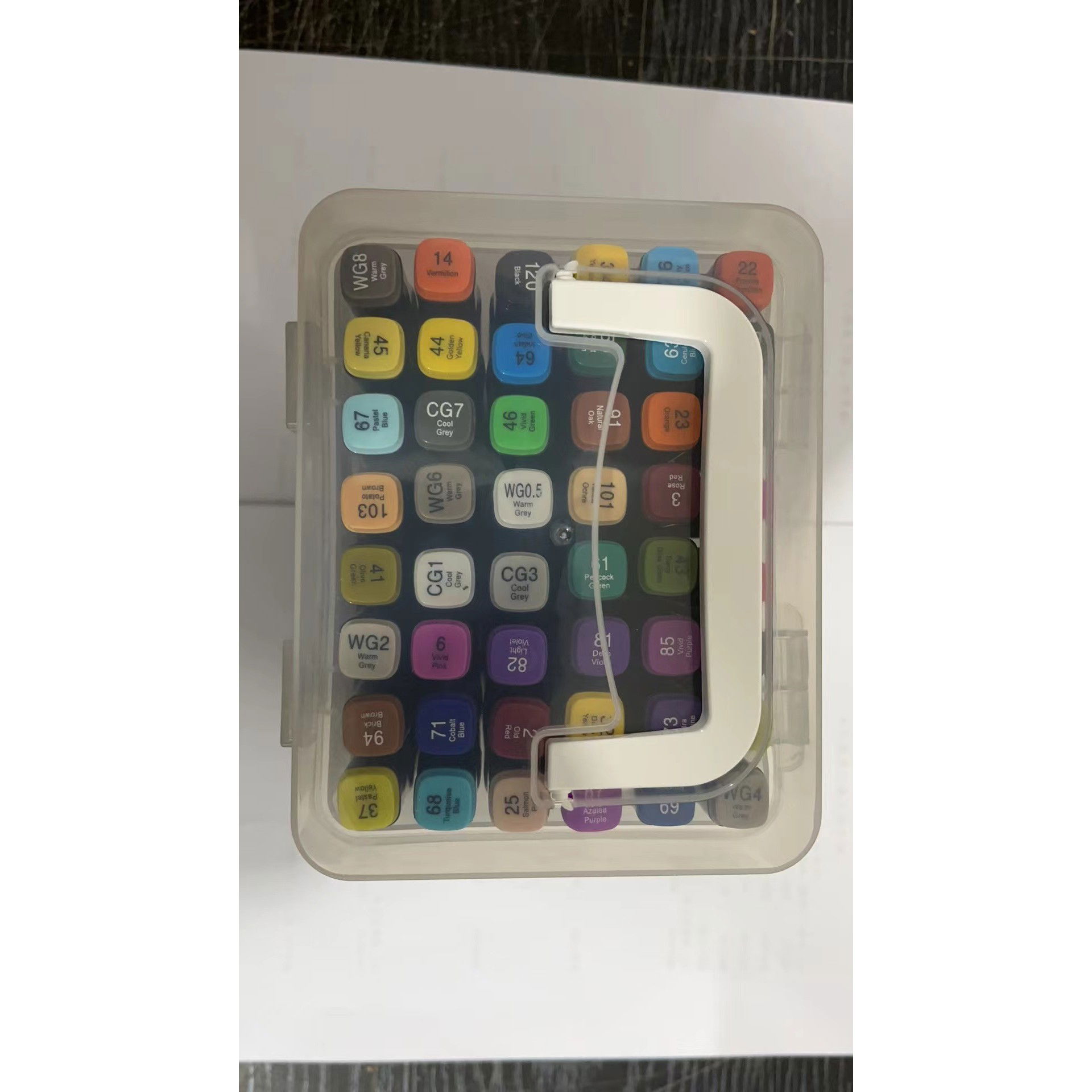 Set Cutie 48 Markere, Flippy, cu Alcool, Artist Markers, Cutie Plastic cu Maner, Flippy, Multicolor [8]