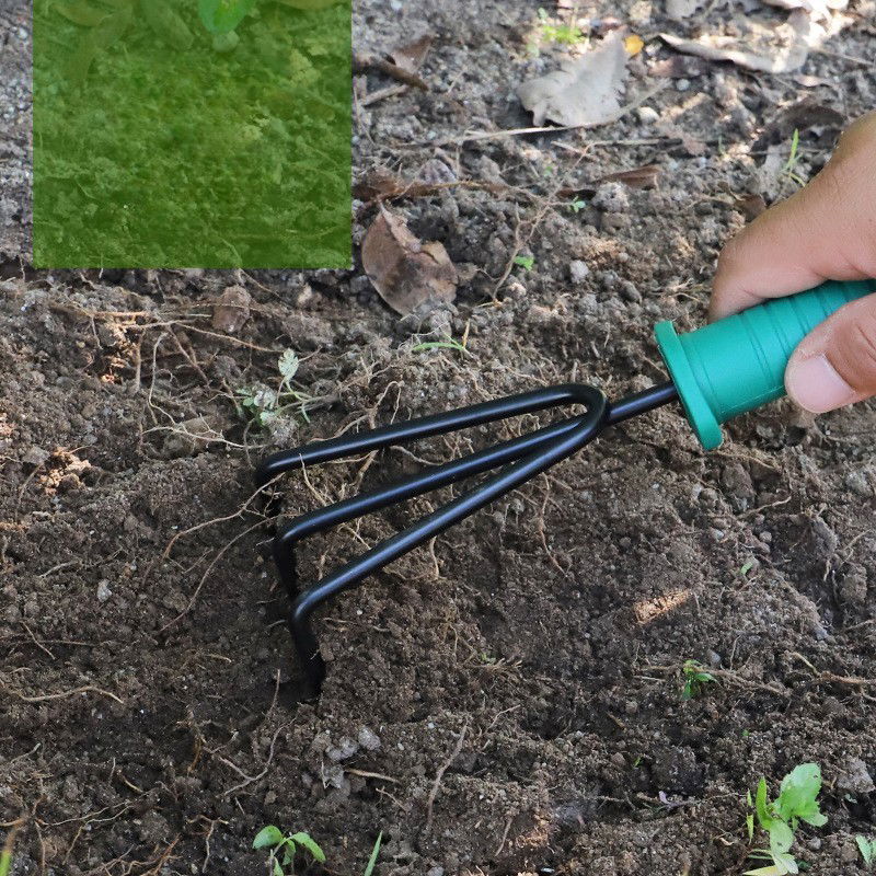 Set 5 accesorii pentru gradinarit Flippy, geanta depozitare inclusa, otel inoxidabil, 18.5 x 29.5 cm, verde [7]