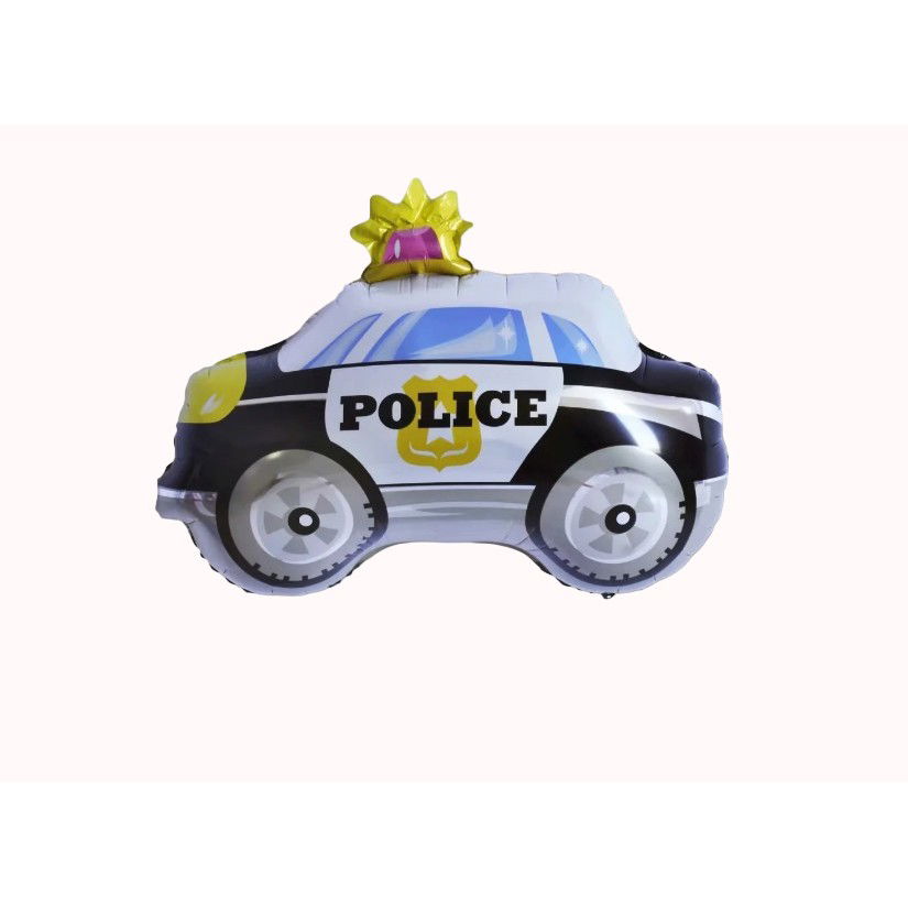 Set 5 Baloane Folie Metalizata, Flippy, Figurine Masini, 30 cm, Ambalaj Individual, Pai inclus, Umflare cu Aer sau Heliu, Multicolor [6]