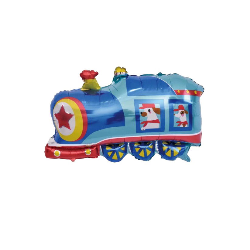 Seturi Baloane Folie - Set 5 Baloane Folie Metalizata, Flippy, Figurine Masini, 30 cm, Ambalaj Individual, Pai inclus, Umflare cu Aer sau Heliu, Multicolor