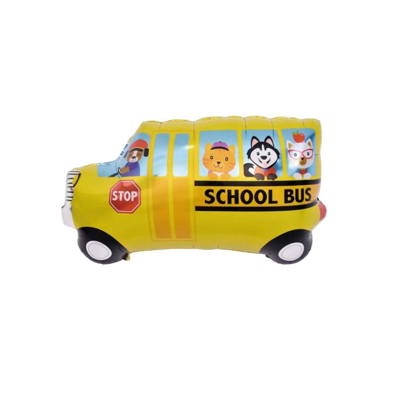 Set 5 Baloane Folie Metalizata, Flippy, Figurine Masini, 30 cm, Ambalaj Individual, Pai inclus, Umflare cu Aer sau Heliu, Multicolor [3]