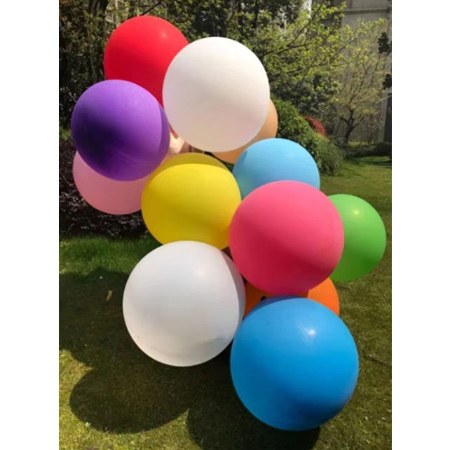 Set 6 Baloane din Latex, Flippy, Model Party Jumbo, 45 cm, Multicolore [3]