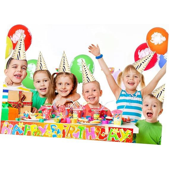 Set 6 Coifuri, Flippy, Petrecere Copii, din Carton, 20 x 13.5 cm, Model 7 Valuri, Auriu [4]