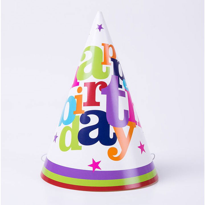 Set 6 Coifuri Happy Birthday, Flippy, pentru Petrecere, Tematica Aniversare, 19x15 cm, Multicolor [4]