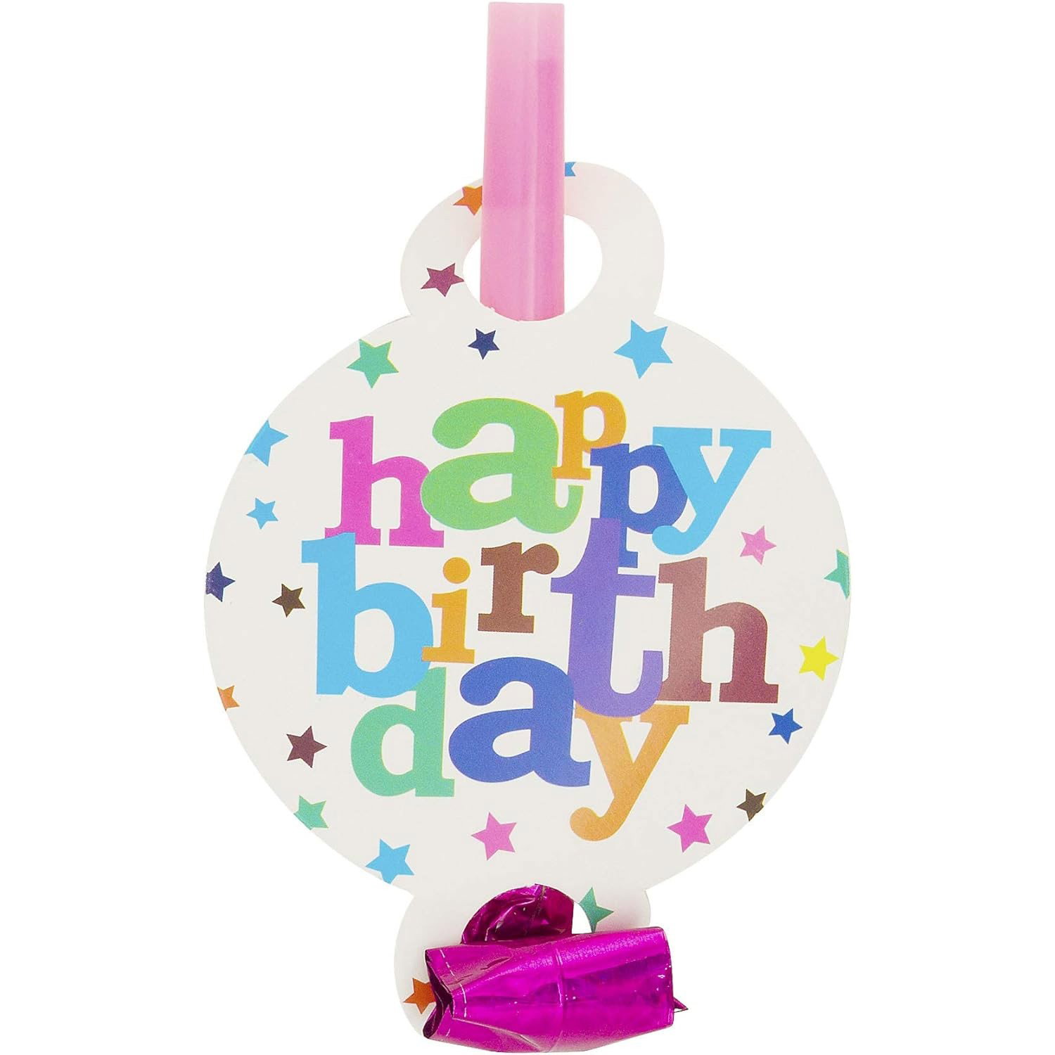 Set 6 Suflatori, Flippy, Colectia Happy Birthday, 19 x 11 cm, din Carton/Plastic/Hartie, Multicolor [5]