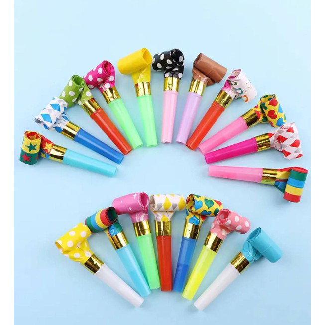 Set 6 Suflatori, Flippy, pentru Petrecere, Tematica Aniversare, 8 cm, Multicolore cu Imprimeu [5]