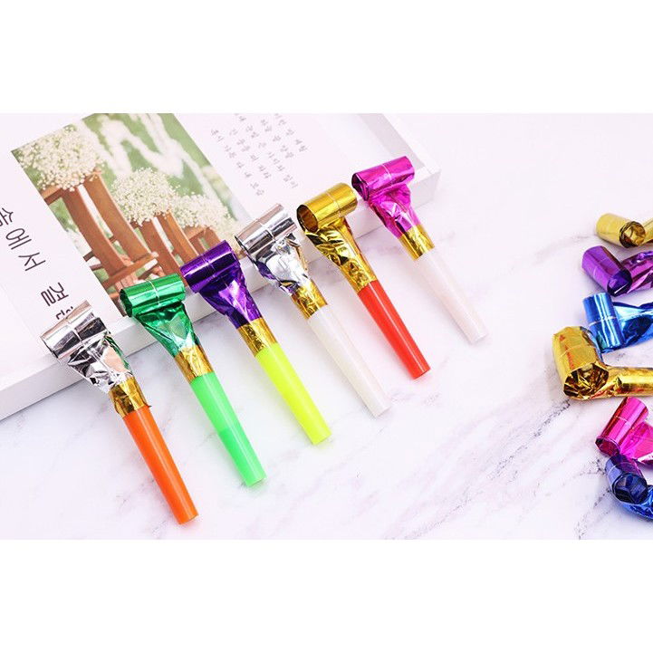 Set 6 Suflatori, Flippy, pentru Petrecere, Tematica Aniversare, 8 cm, Multicolore [3]