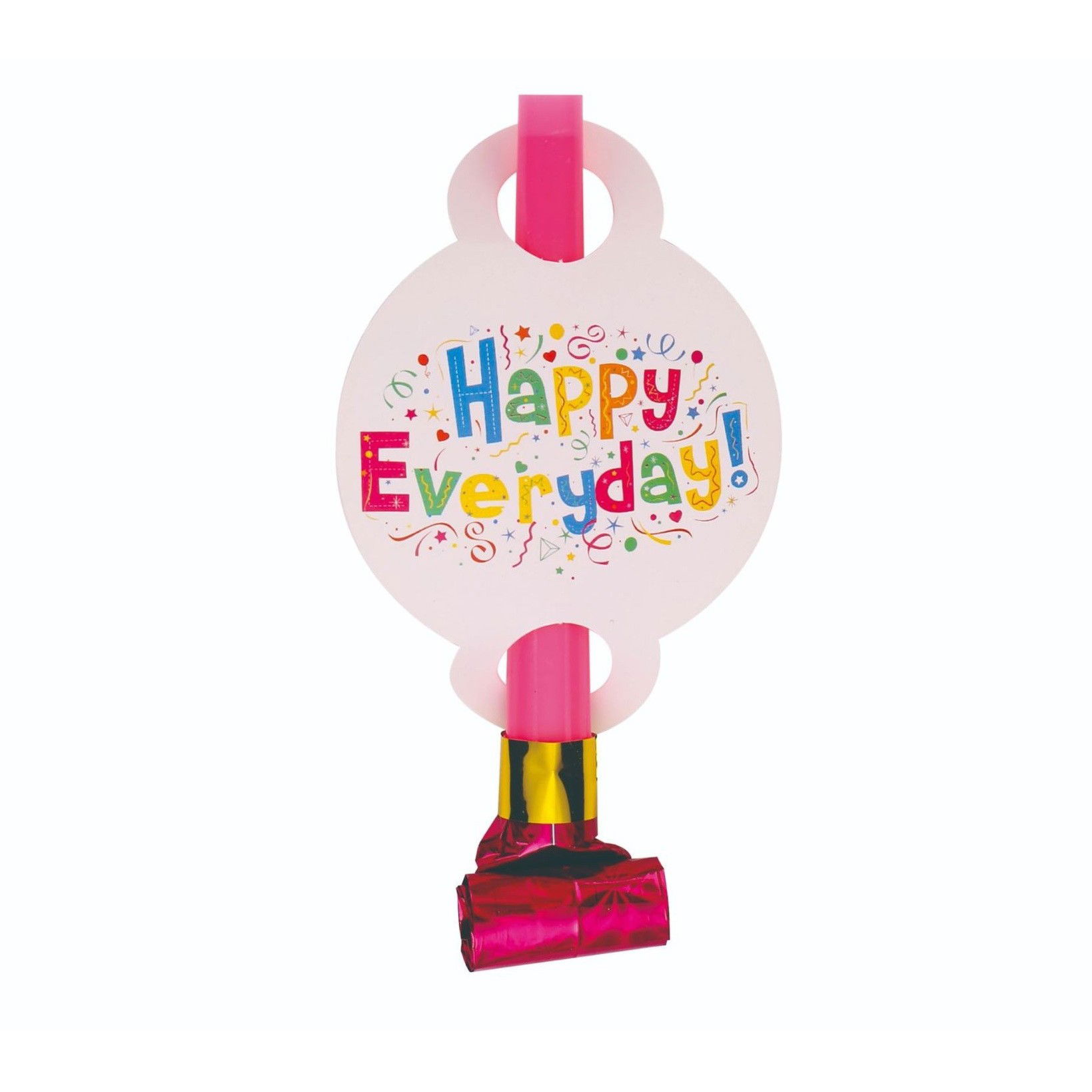 Petrecere - Set 6 Suflatori Happy Everyday, Flippy, pentru Petrecere, 20 x 17 cm, Multicolor