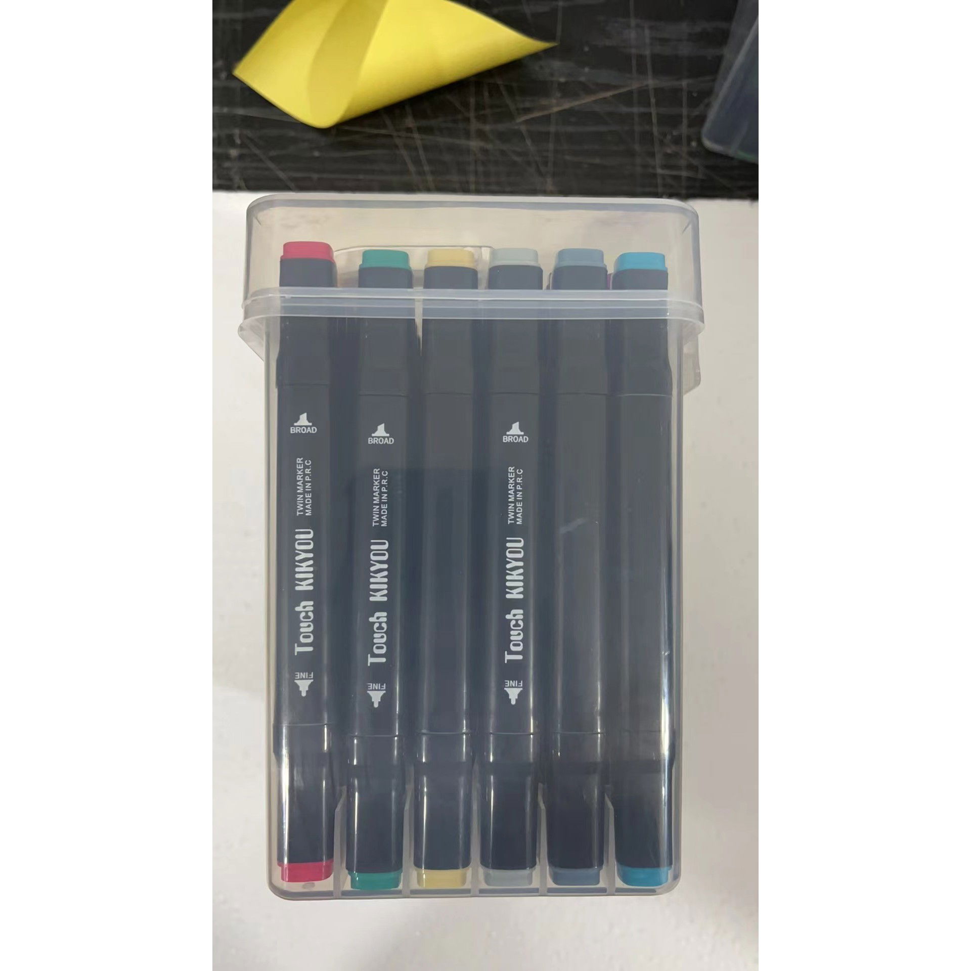 Set Cutie 60 Markere, Flippy, cu Alcool, Artist Markers, Cutie Plastic cu Maner, Flippy, Multicolor [8]