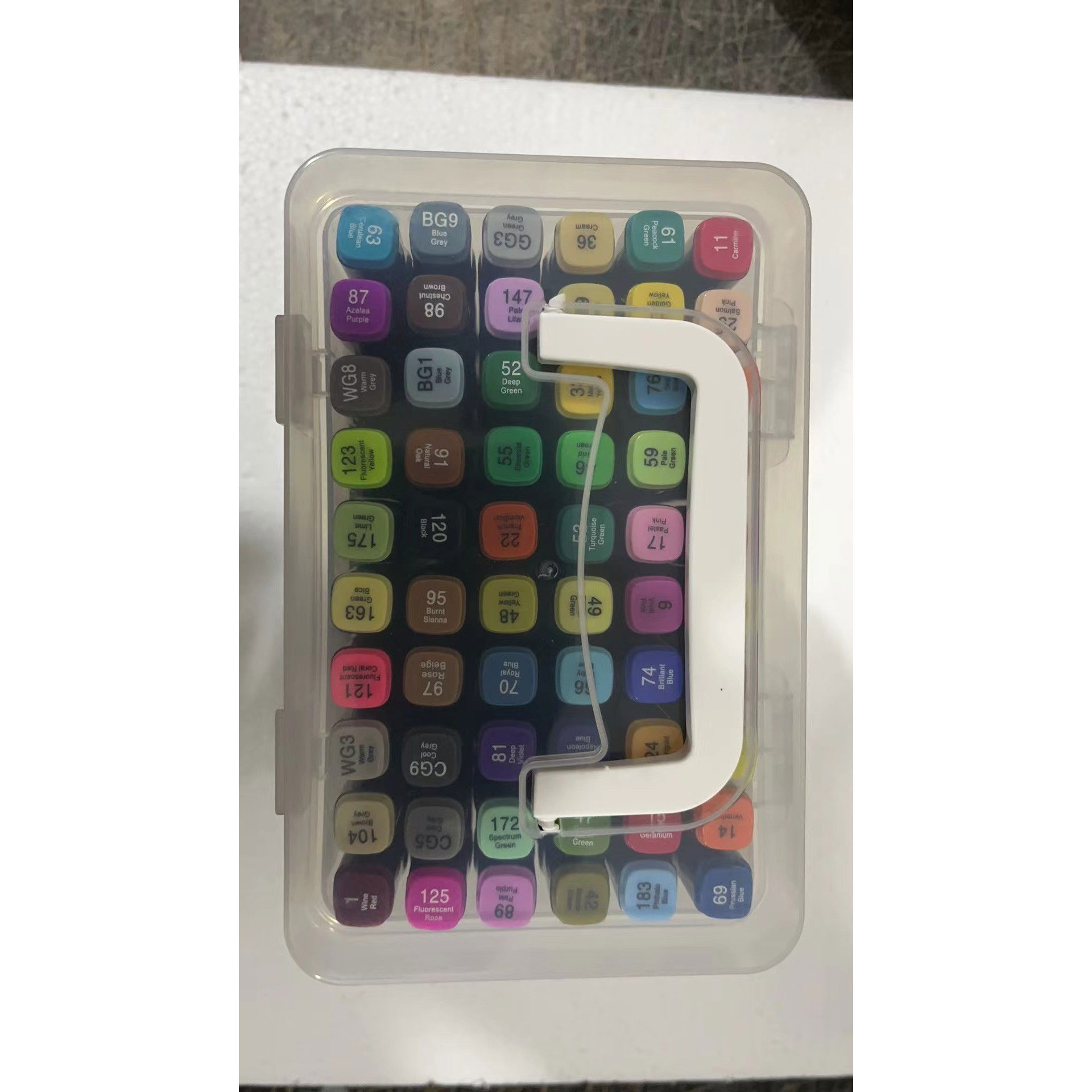 Set Cutie 60 Markere, Flippy, cu Alcool, Artist Markers, Cutie Plastic cu Maner, Flippy, Multicolor [9]