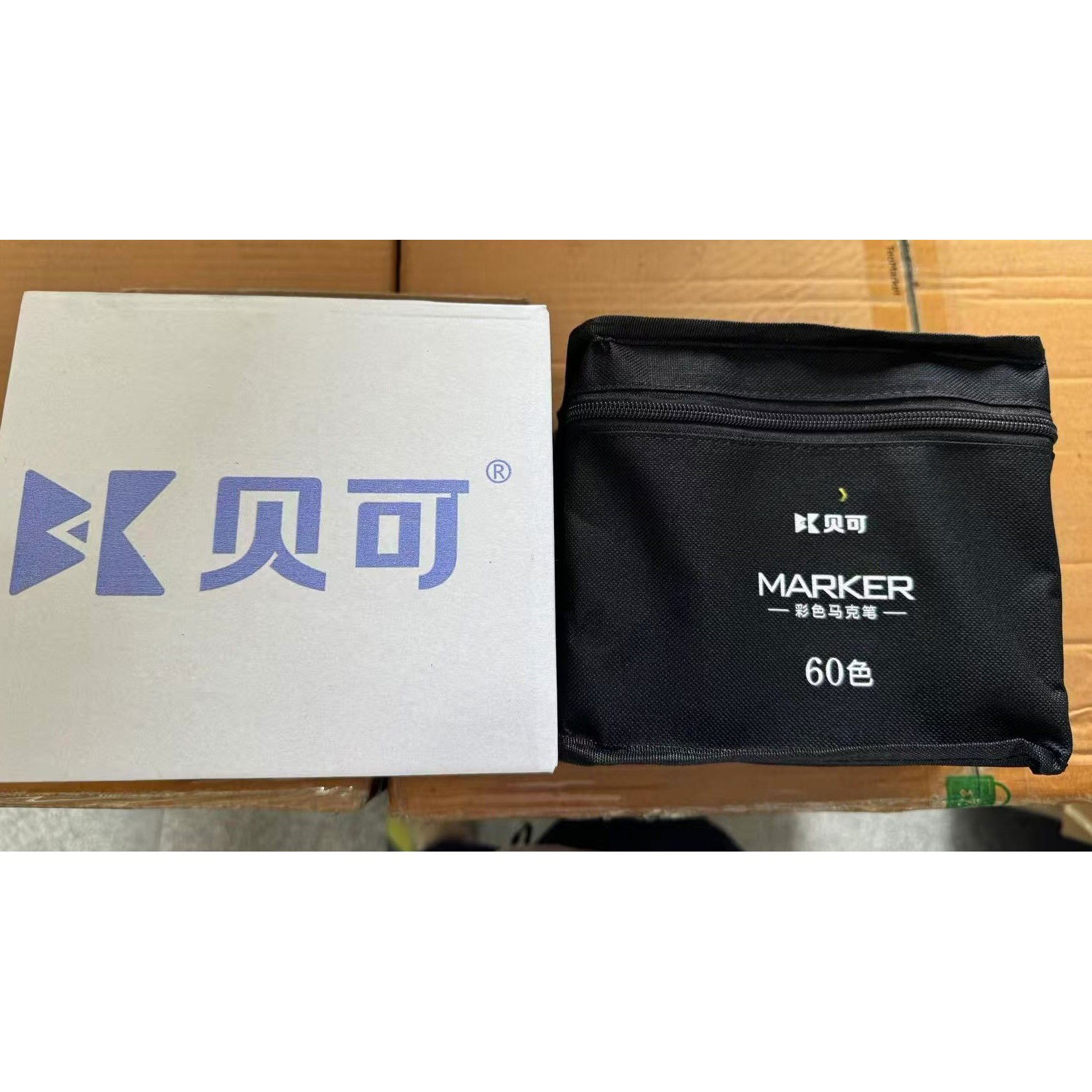 Set 60 Markere, Flippy, pe Baza de Alcool, Dublu Capat, Subtire 1mm si Gros 6 mm, Geanta Depozitare, 15 cm, Multicolor [7]