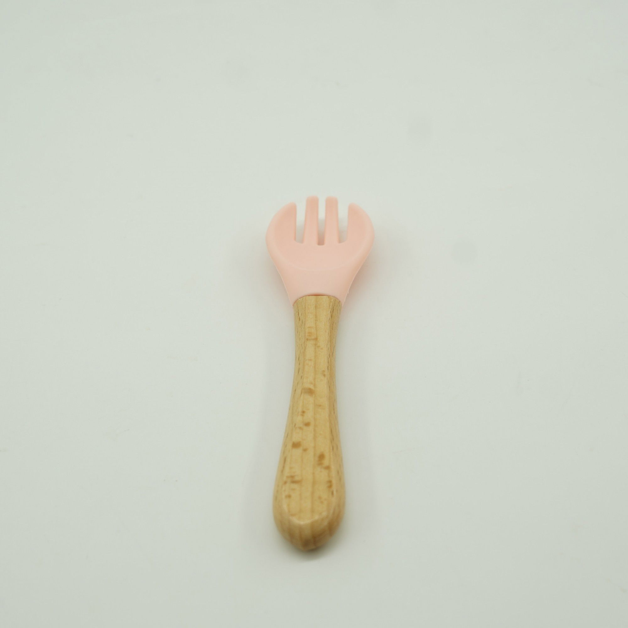 Set 8 piese diversificare bebelusi si copii din silicon Flippy, baveta, farfurie compartimentata cu ventuza, bol cu ventuza, tacamuri din lemn si silicon, cana pentru gustari, fara alergeni, roz [5]