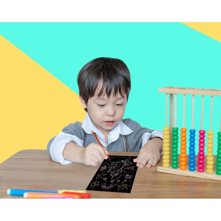 Set 9 Planse Razuibile, Flippy, Scratch ArtCards, +3 Ani, de Razuit si de Colorat, 19 x 14 cm, Model Pirati, Multicolor [4]