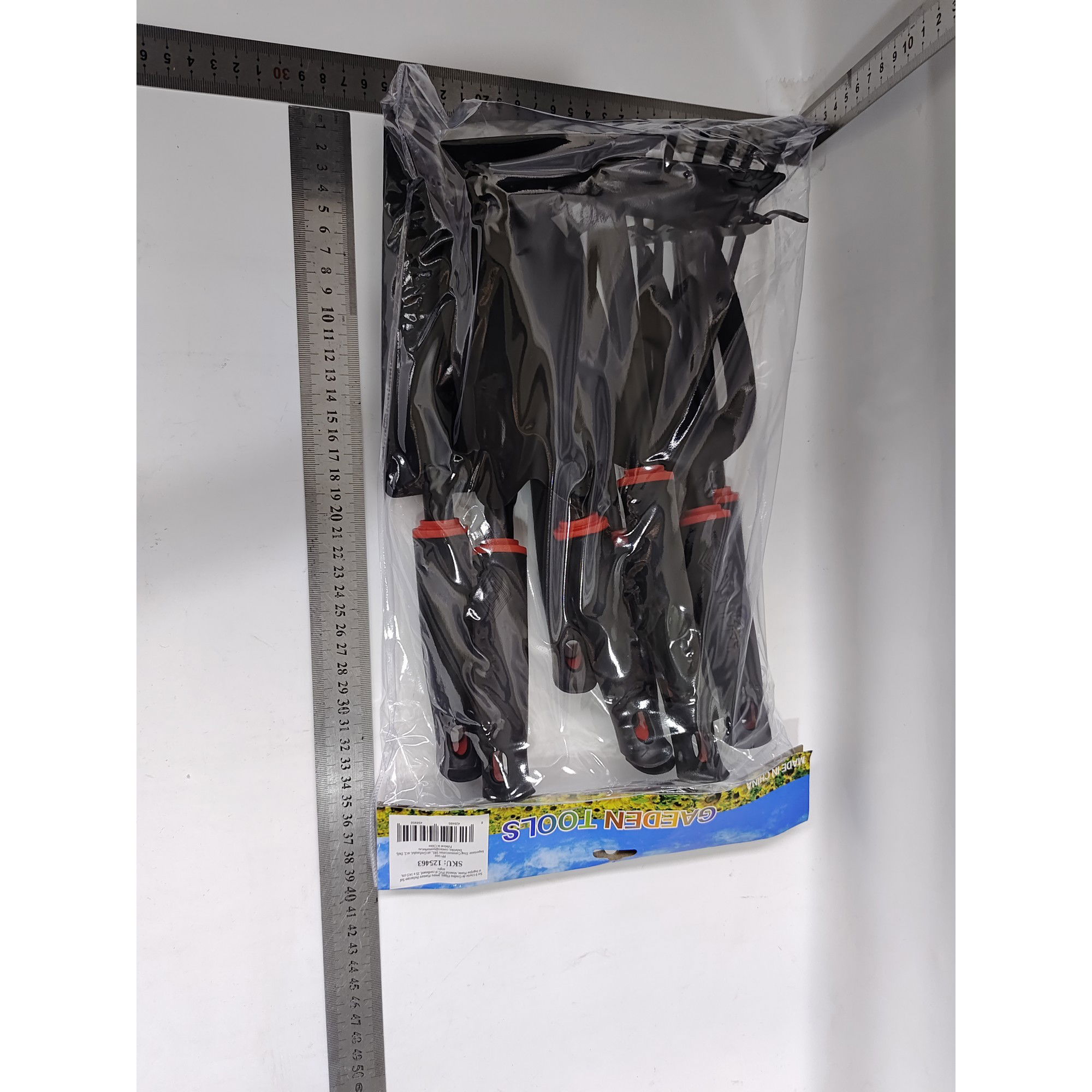 Set 9 Unelte de Gradina Flippy, pentru Plantare Prelucrare Sol si Ingrijire Plante, Material PVC si cardboard, 25 x 14.5 cm, negru [7]