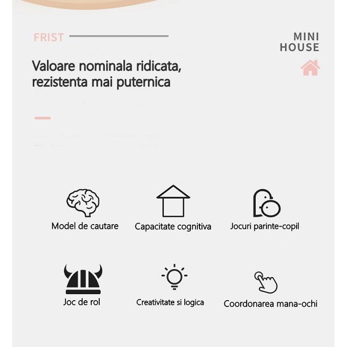 Set adapost pentru animalute Flippy, casa de papusi cu mobilier si ustensile, activitati distractive [7]