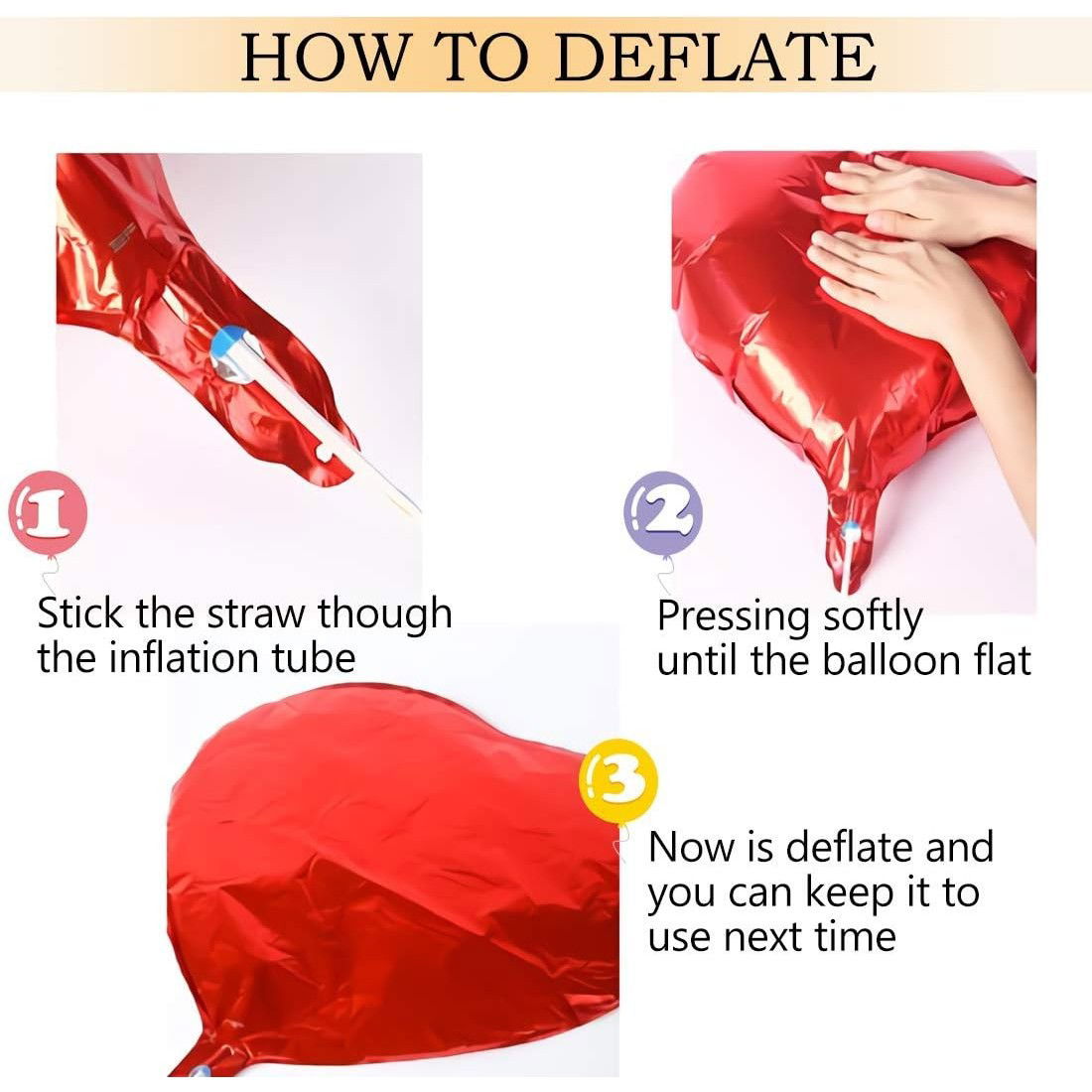 Seturi Baloane Folie - Set Baloane din Folie Metalizata, Flippy, Model Happy Birthday, Litere de 40 cm, Baloane Party, Ambalaj Individual, Pai, Ata si Adeziv Incluse, Umflare cu Aer sau Heliu, Multicolor