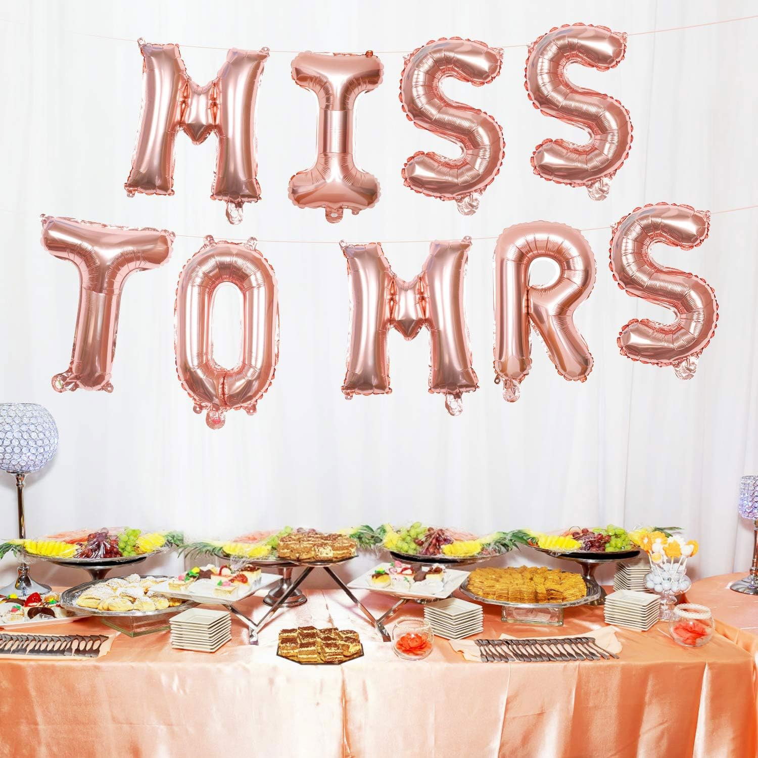 Tematica Nunta - Set Baloane din Folie Metalizata, Flippy, Model Scris Miss to Mrs, Litere de 40 cm, Tema Iubire, Baloane Party, Ambalaj Individual, Pai Inclus, Umflare cu Aer sau Heliu, Roz