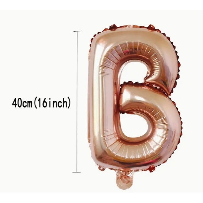 Set Baloane din Folie Metalizata, Flippy, Model Scris Bride, Litere de 40 cm, Tema Iubire, Baloane Party, Ambalaj Individual, Pai Inclus, Umflare cu Aer sau Heliu, Roz [7]