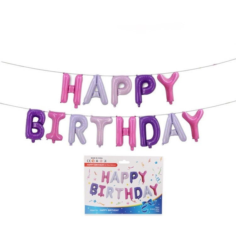 Set baloane folie Flippy, Happy Birthday, 40 cm, multicolor [4]