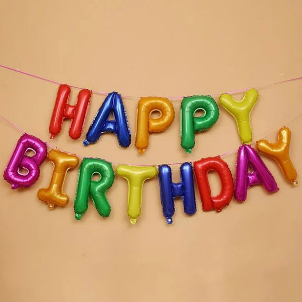 Set baloane folie Flippy, Happy Birthday, 40 cm, multicolor [3]