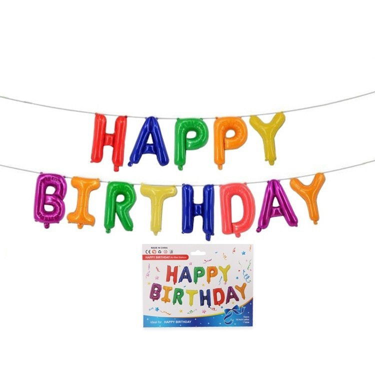 Set baloane folie Flippy, Happy Birthday, 40 cm, multicolor [5]