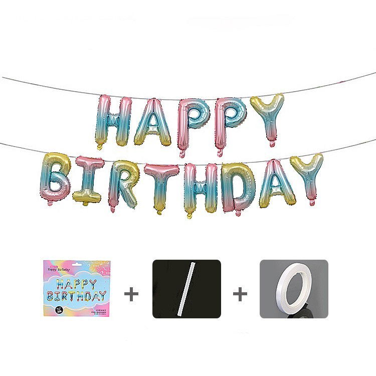 Set baloane folie Flippy, Happy Birthday, 40 cm, multicolor [3]