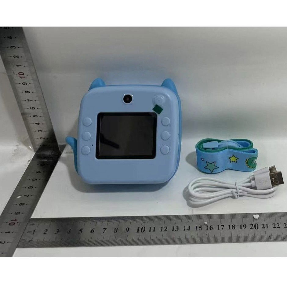 Set Camera Instantanee pentru Copii, Flippy, Ecran HD 2.4'', 24MP, 720P Video, 1200 mAh, cu Functie de Printare Alb-Negru, cablu USB-C, Bluetooth, Compatibil iOS/Android, Imprimare APP, Mode [3]