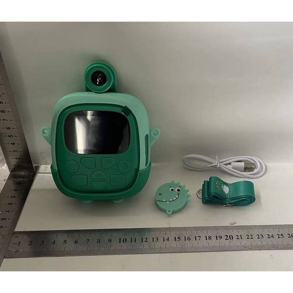 Set Camera Instantanee pentru Copii, Flippy, Ecran HD 2.4'', 24MP, 720P Video, 1200 mAh, cu Functie de Printare Alb-Negru, cablu USB-C, Bluetooth, Compatibil iOS/Android, Imprimare APP, Mode [3]