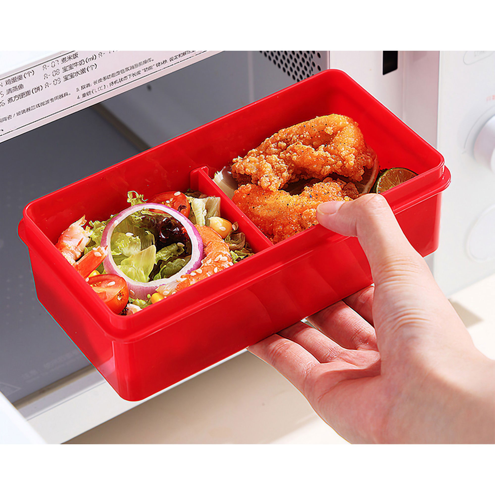 Set caserole pentru pranz interactive, Flippy, cuburi de construit, plastic, multicolor [2]