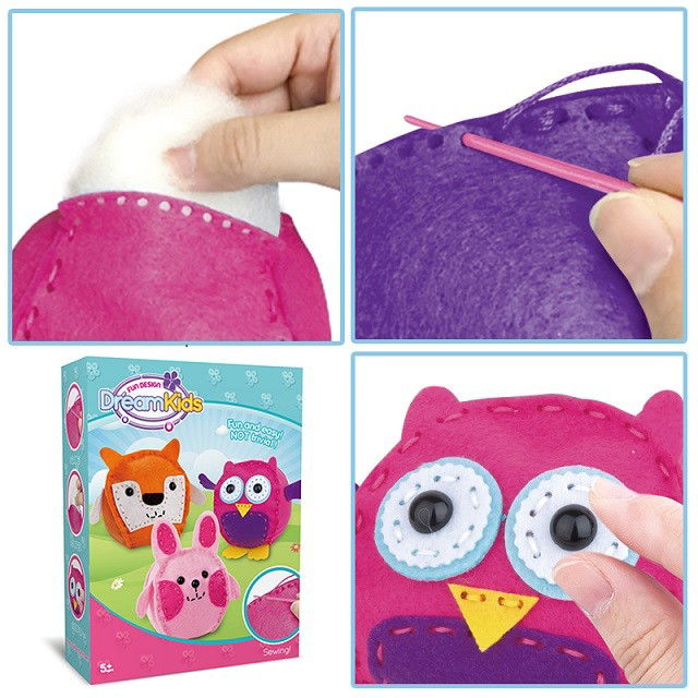 Set creatie perna pentru copii, Dream Kids, 3 piese [11]