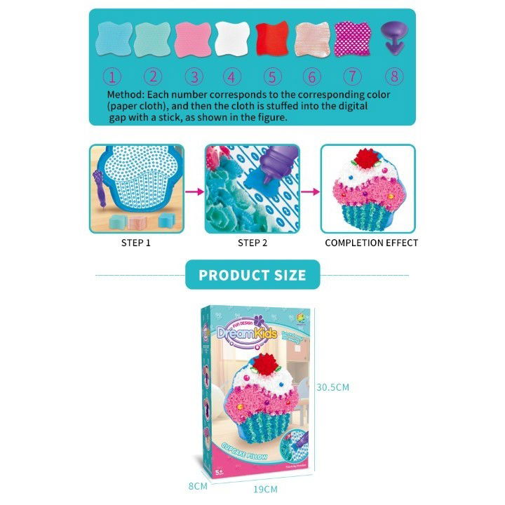 Set creatie perna pentru copii, Dream Kids, Briosa [3]