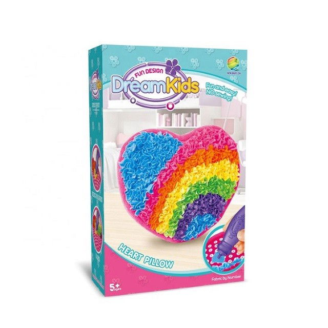 50 - 100 LEI - Set creatie perna pentru copii, Dream Kids, Inima