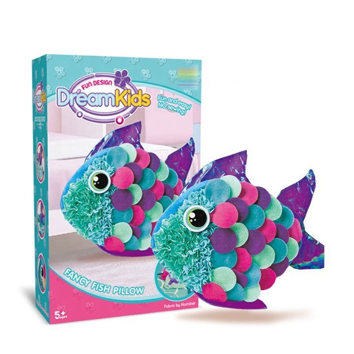 Set creatie perna pentru copii, Dream Kids, Peste [3]