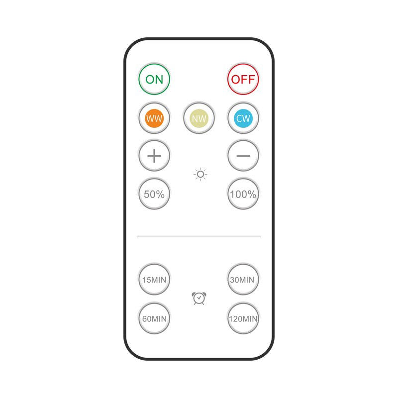 Set de 6 Lampi Led Flippy, Fara Fir, Cu Baterii, 3 Culori de Lumina, cu 2 Telecomenzi, din Plastic, Alb [7]