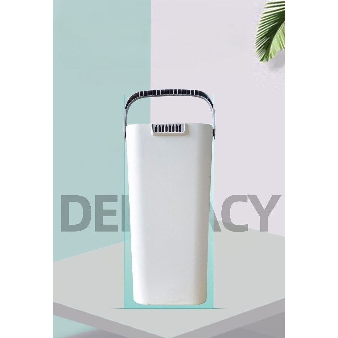 Set de Curatenie, Flippy, Mop si Galeata, Capacitate 5.7 l, 4 Rezerve Microfibra Incluse, Plastic, Utilizare Umeda/Uscata, Stoarcere Fara Maini, Albastru/Alb [3]