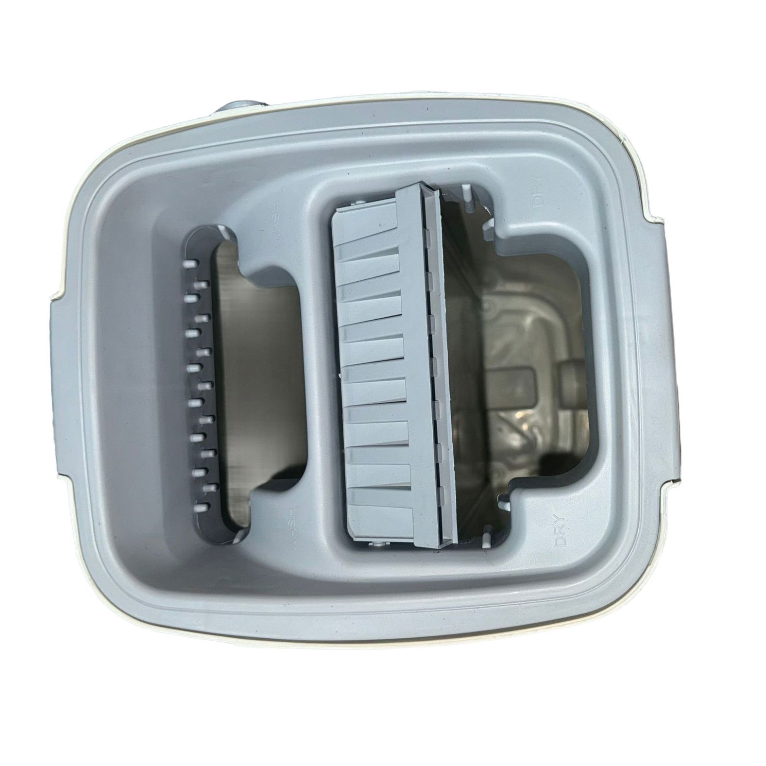 Set de Curatenie, Flippy, Mop si Galeata, Capacitate 5.7 l, 4 Rezerve Microfibra Incluse, Plastic, Utilizare Umeda/Uscata, Stoarcere Fara Maini, Albastru/Alb [7]