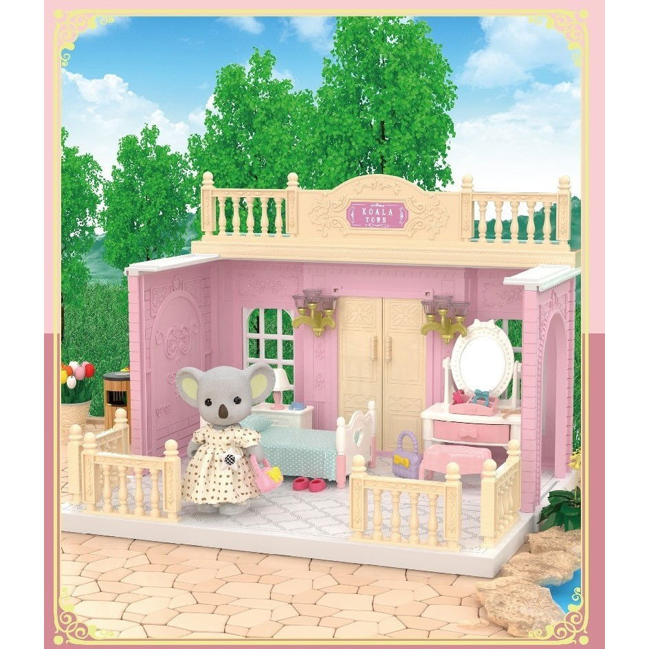 Set dormitor pentru papusi cu mobilier si figurina, Flippy [5]