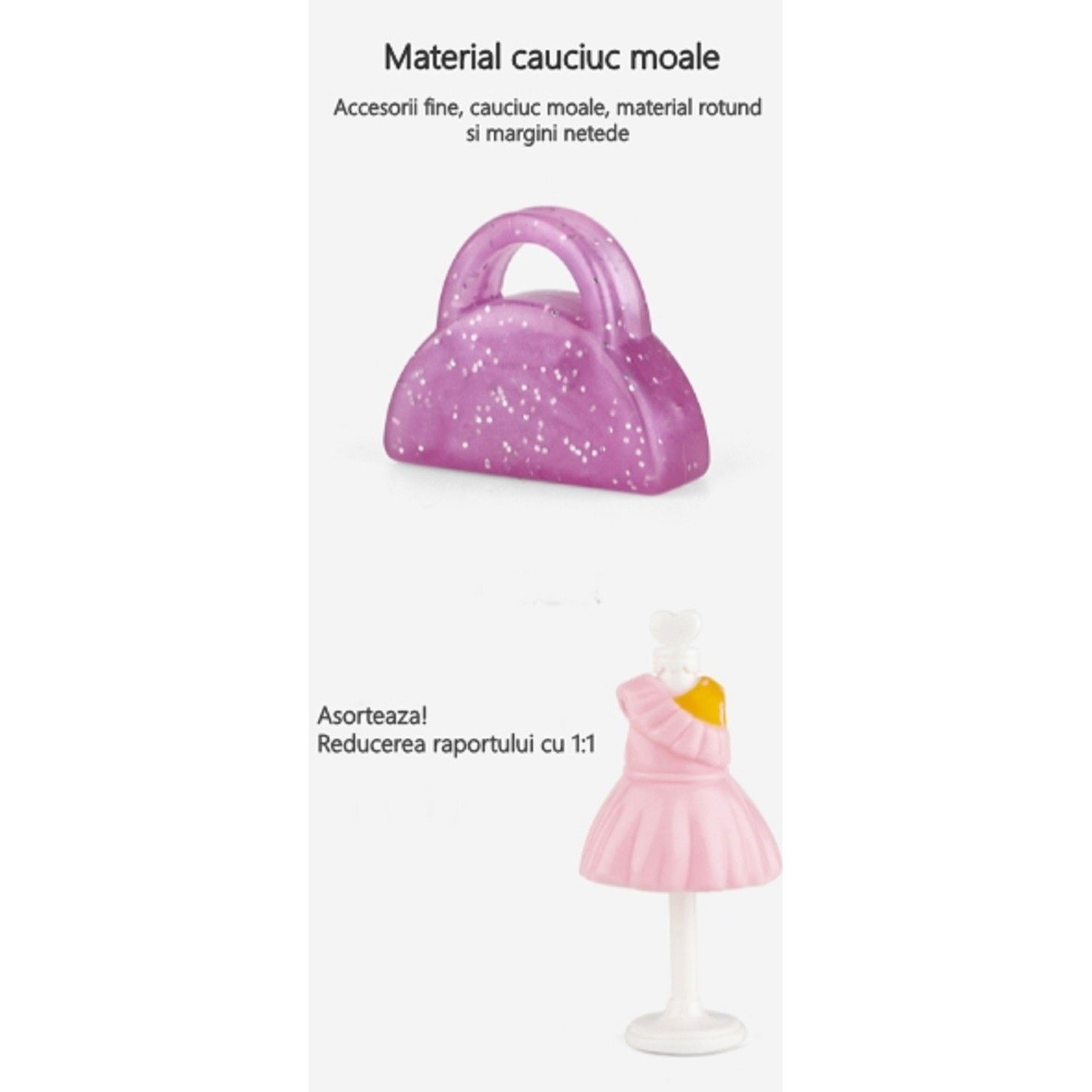 Jucarii si Jocuri - Set garderoba cu tinute, Flippy, casa de papusi cu haine si accesorii