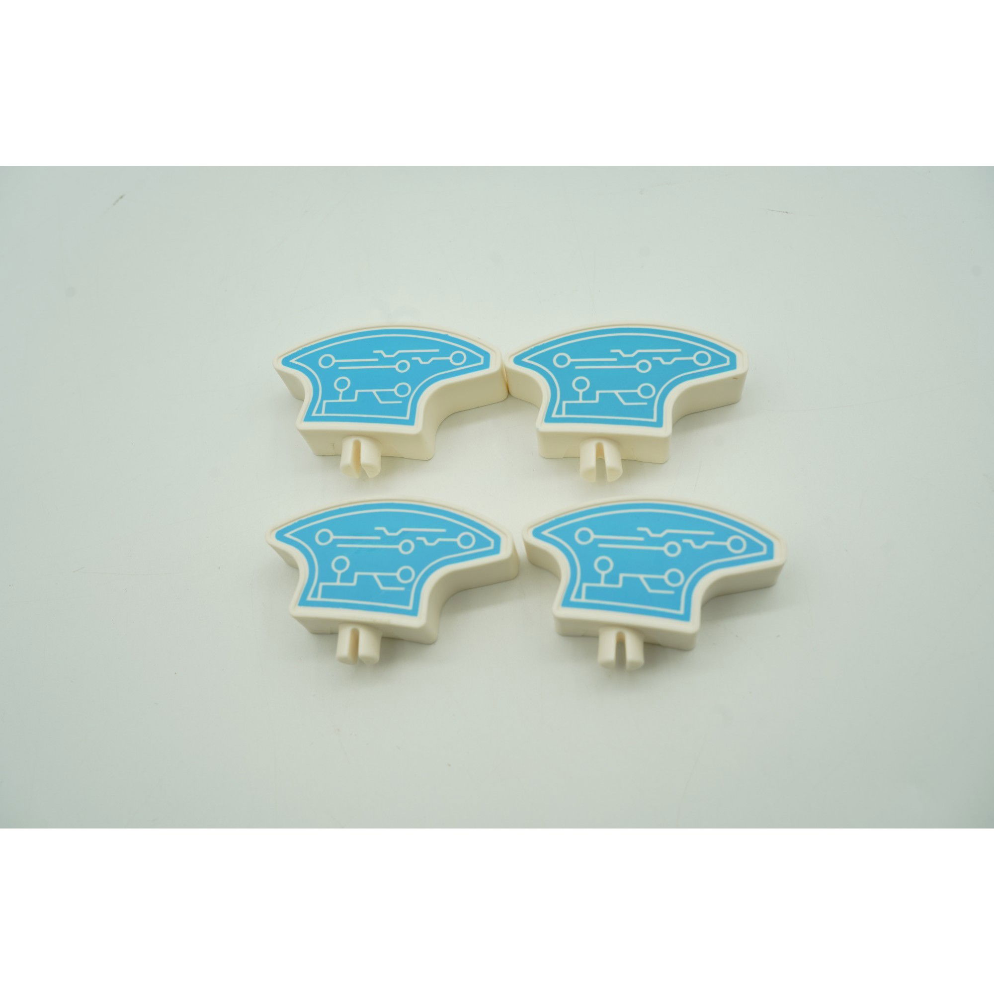 Set inteligent de blocuri magnetice pentru copii, 8 piese, cutie depozitare, racheta, albastru [9]