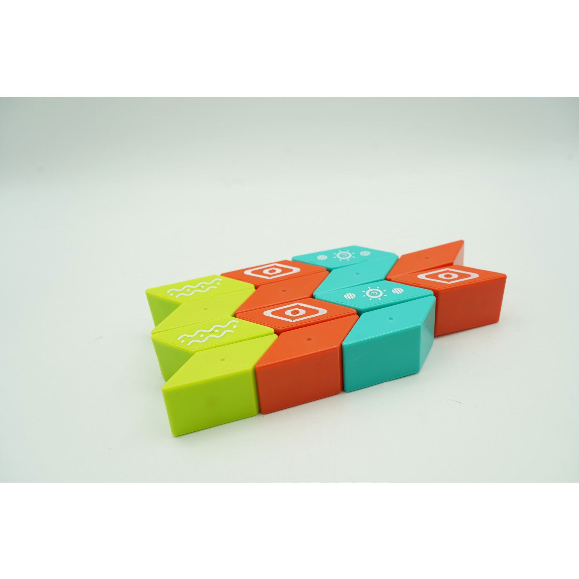 Set inteligent de constructie cu piese magnetice, 26 piese, +3 ani, multicolor [3]